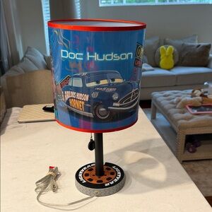 Source Unknown Blue and Red Cars Lampshade